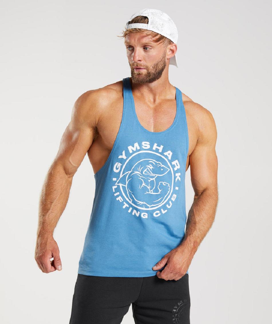 Gymshark Legacy Muške Stringers Plave | HR 2564TCE